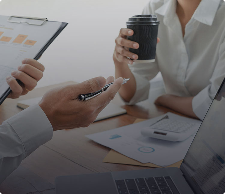 Businessman Reviewing Documents